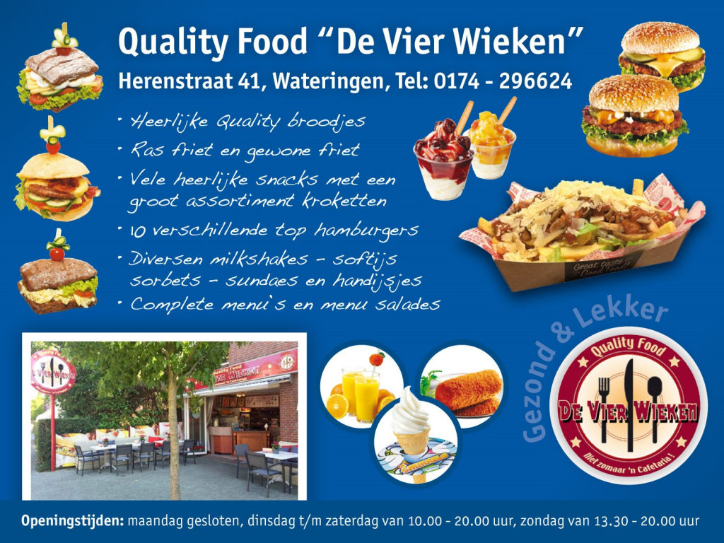 Quality Food De Vier Wieken - Geopend tot 20.00 uur